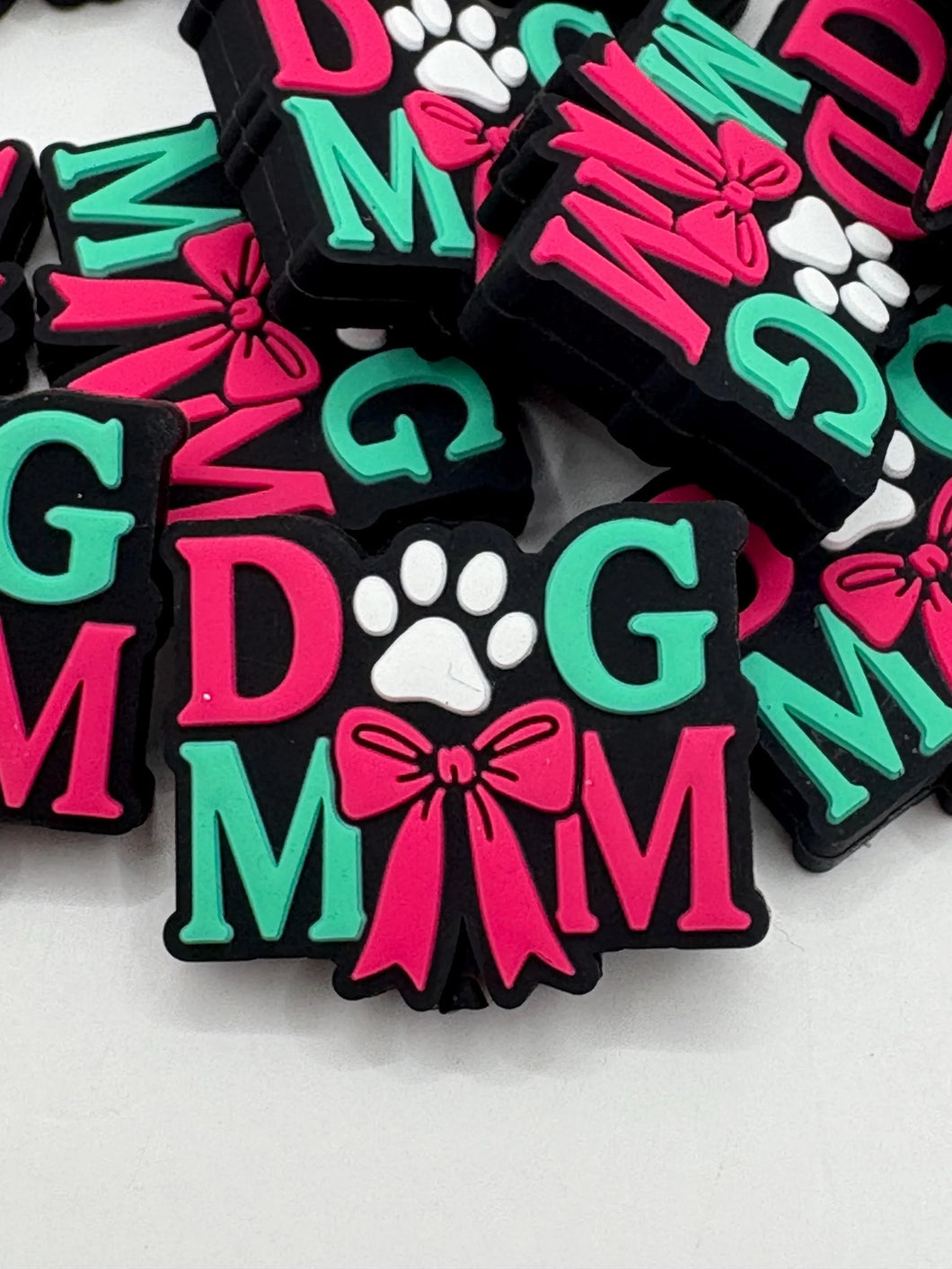 Dog Mom Silicone Focal Bead