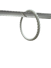 Load image into Gallery viewer, Women’s Braided Silicone Bracelet - Stackable White
