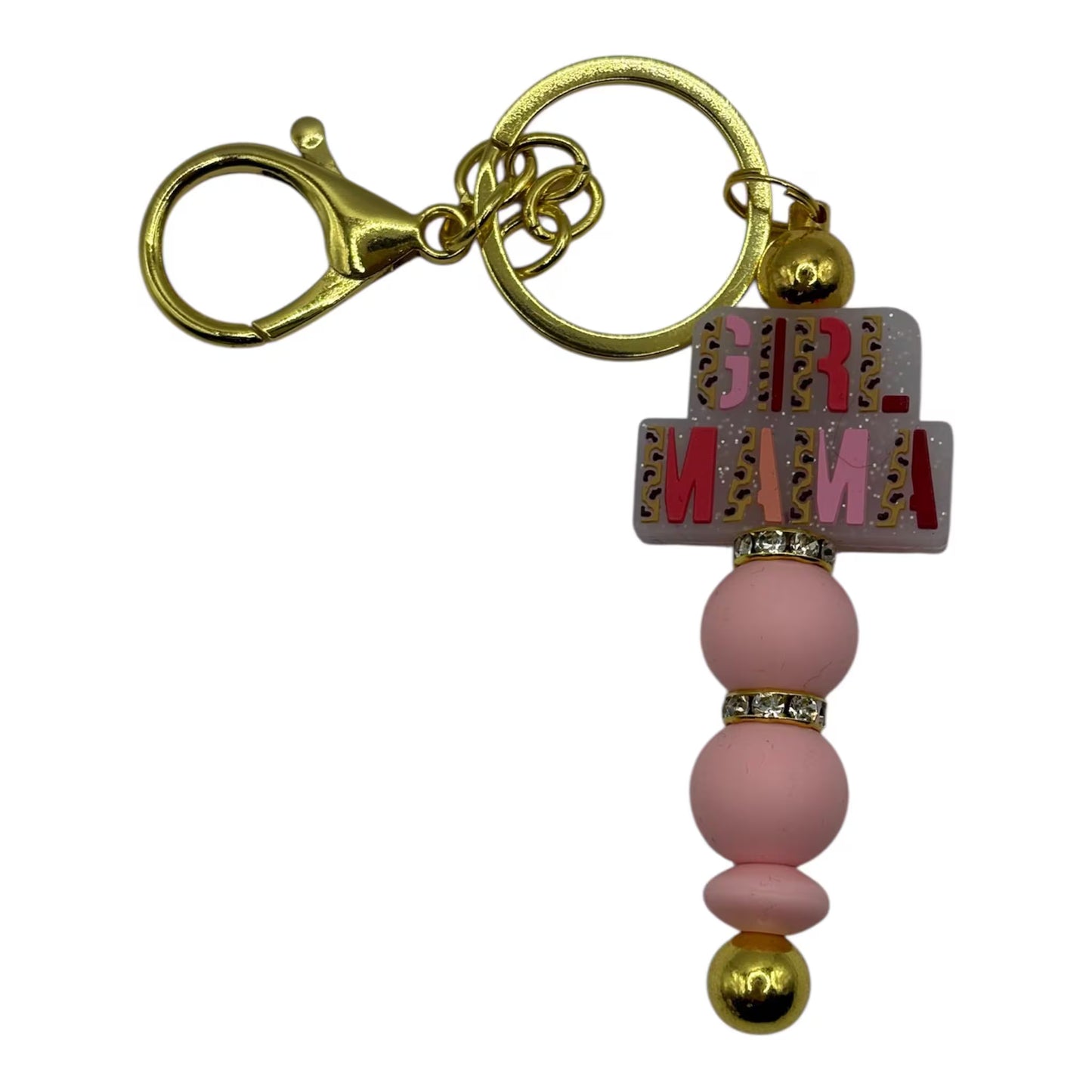 Girl Mama Keychain -Cute Purse Charm