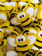 Bumble Bee Silicone Focal Bead