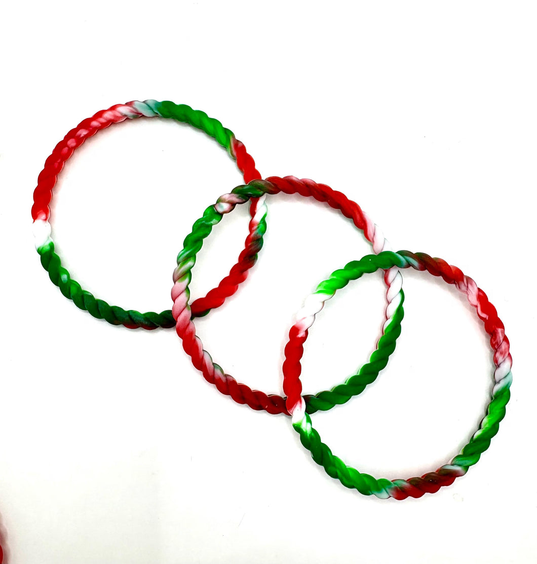 Women’s Braided Silicone Bracelet - Stackable