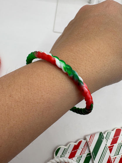Women’s Braided Silicone Bracelet - Stackable