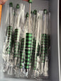 Green Plaid Beadable Plastic Pen, DIY Pen Blank