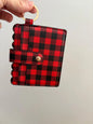 Red Plaid ID Wallet
