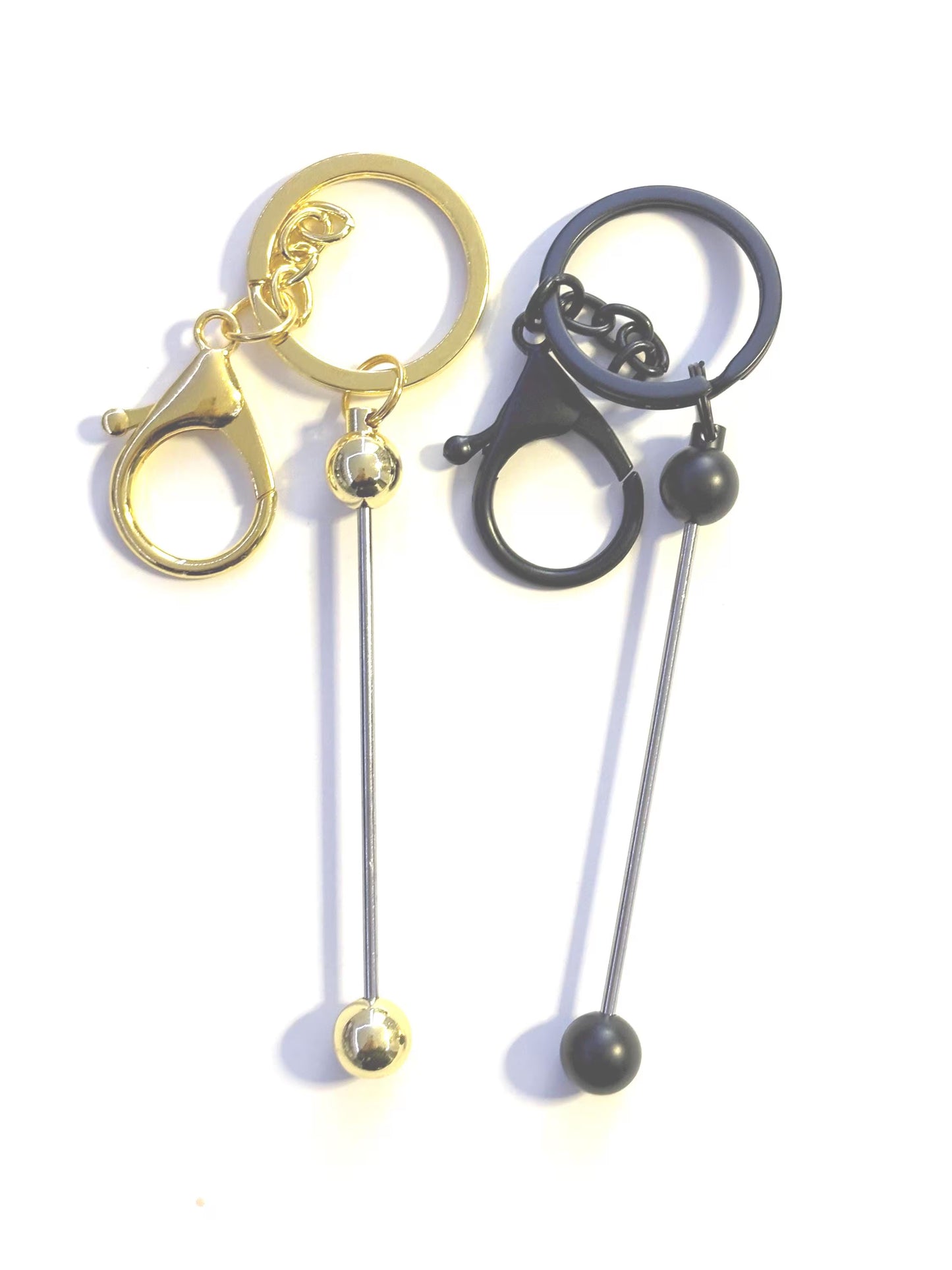 Beadable Bar Keychain