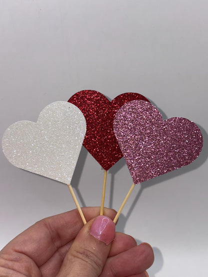 Heart Cupcake Toppers