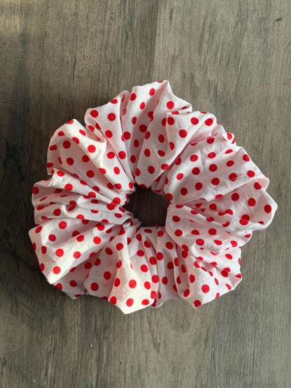 Classic Red Dot Scrunchie