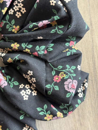 XL Secret Garden Floral Scrunchie