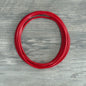 Women’s  Silicone Jelly Bracelets Cherry Red 7"