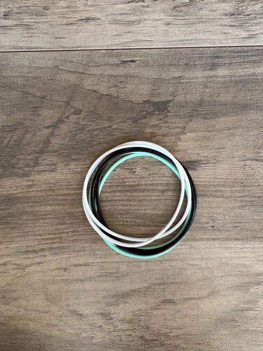Women’s Silicone Jelly Bracelet - Mint Condition stack