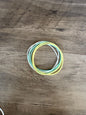 Women’s Silicone Jelly Bracelet -  Lemon Sorbet Stack