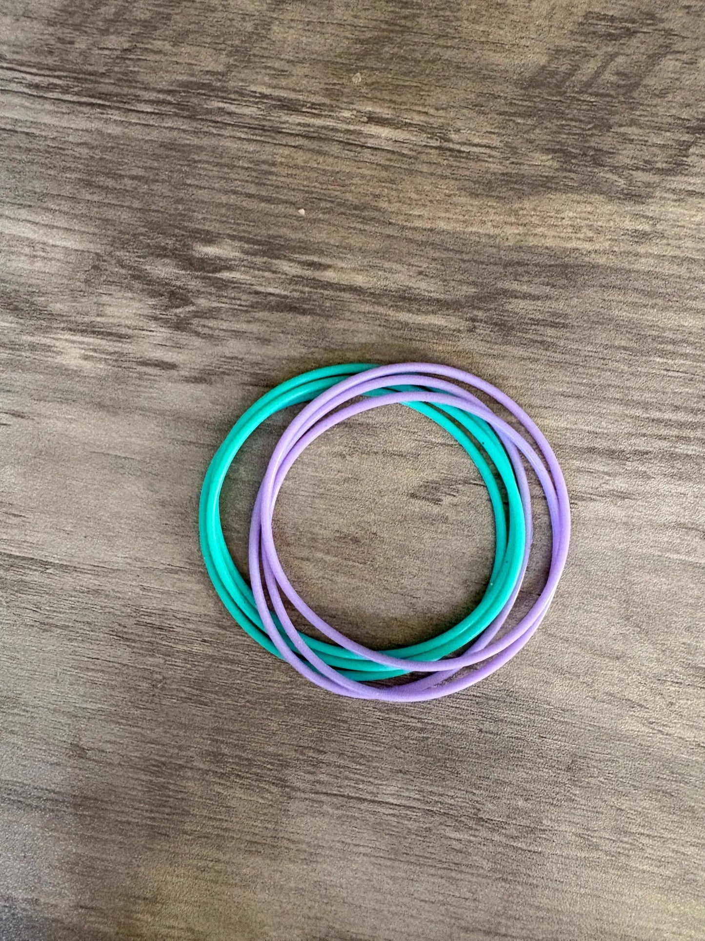 Women’s  Silicone Jelly Bracelets Mermaid Magic Stack