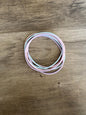 Women’s Silicone Jelly Bracelet - Cotton Candy Stack