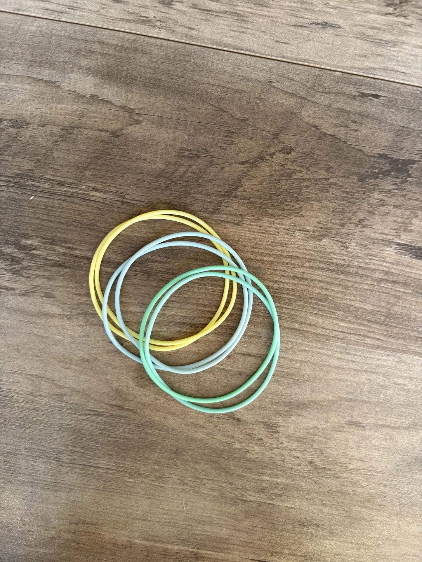 Women’s Silicone Jelly Bracelet -  Pool Party Stack