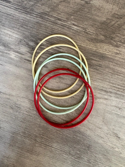 Women’s  Silicone Jelly Bracelets  Berry Patch Stack