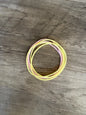 Women’s Silicone Jelly Bracelet - Pink Lemonade Stack