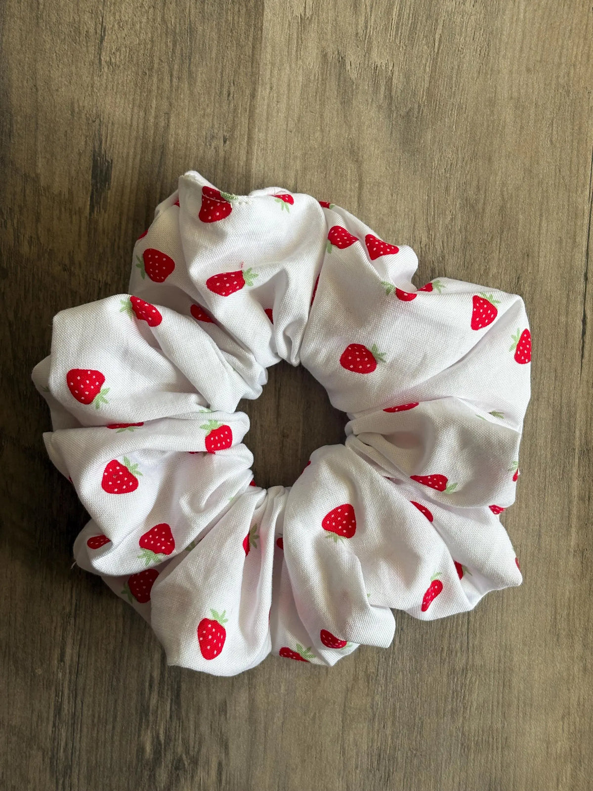 Strawberry Fields Hair Scrunchie